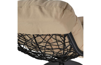 Fotel obrotowy OUTDOOR RATTAN VIVE 