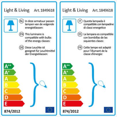 Lampa LED 47,5x28x144 cm JUPITER  Light & Living