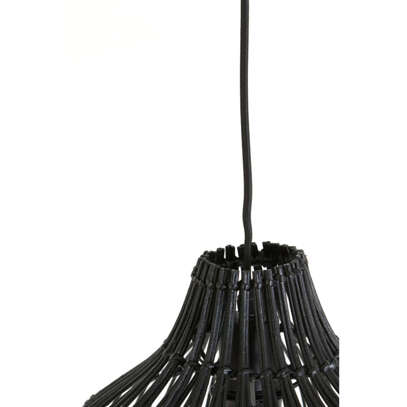 Lampa Pac Rattan Black