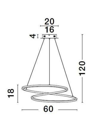 Lampa wisząca złota GIRISH