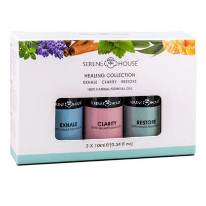 Olejki  eteryczne  HEALING Set 100% Naturalne Serene House