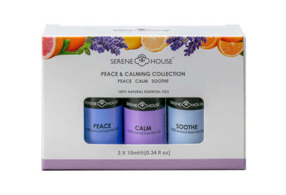 Olejki  eteryczne  PEACE & CALMING Set 100% Naturalne Serene House