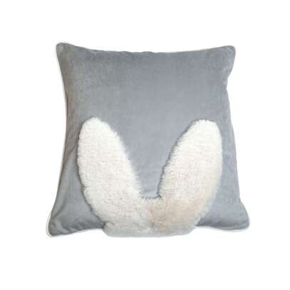 Poduszka Sweet Bunny Easter Grey & Off White SL Collection 50 x 50 cm 