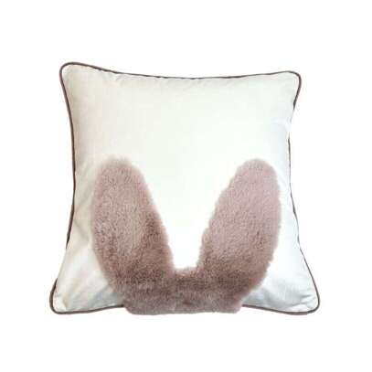 Poduszka Sweet Bunny Easter White & Pink SL Collection 50 x 50 cm